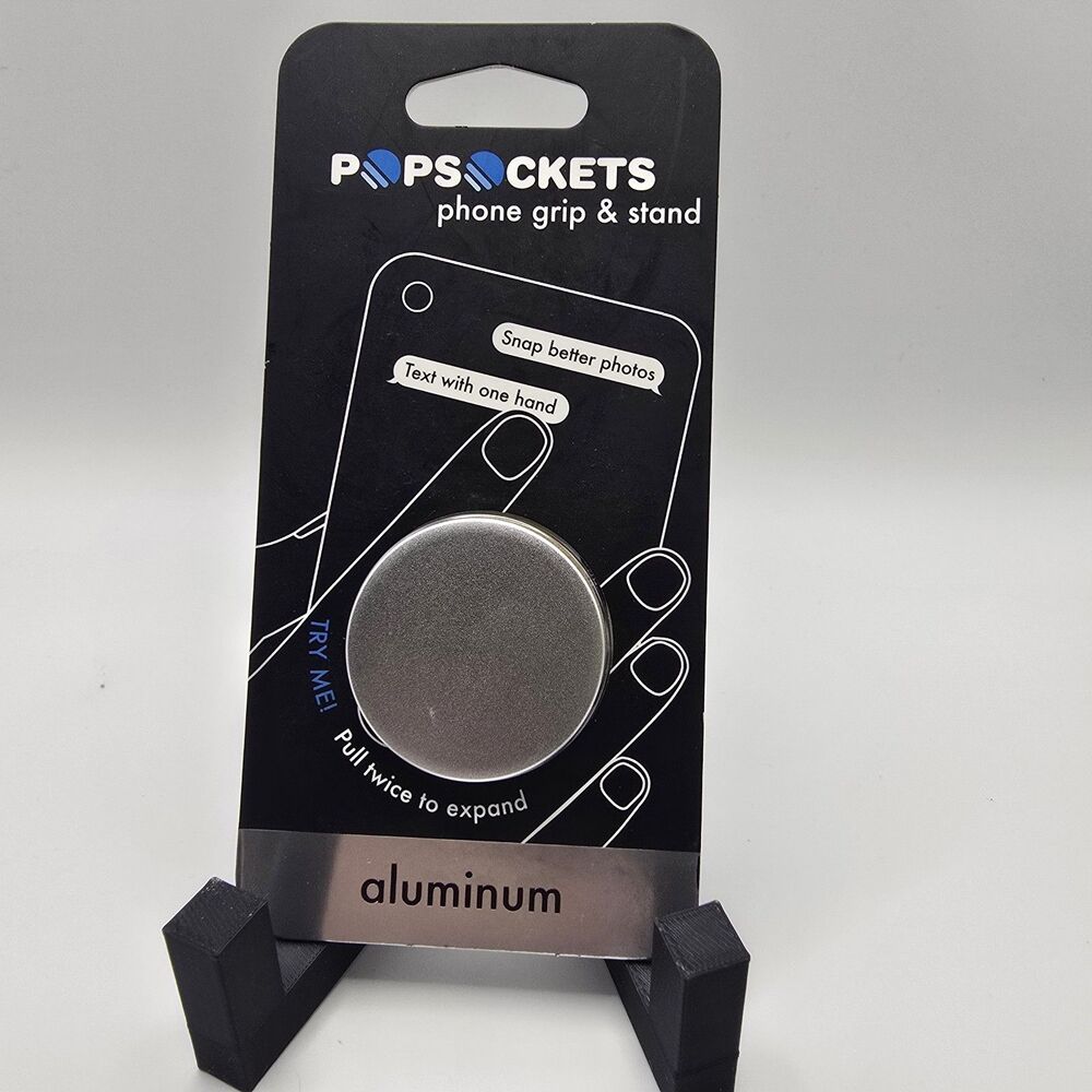 PopSockets Slaluminum Phone Grip & Stand – Adhesive Stick-On Phone Holder